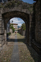 Obraz premium Durchgang in Ascona