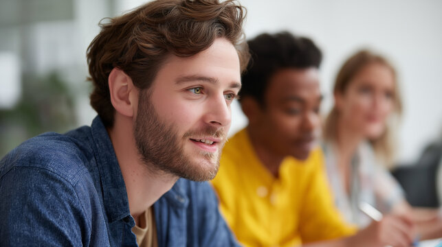 Designers Collaborate in a Modern Office Brainstorming Session