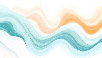 Abstract wavy design