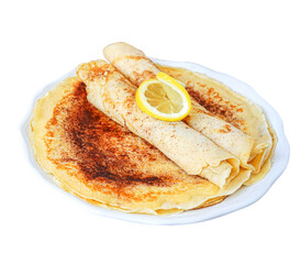 south african crepes with cinnamon sugar