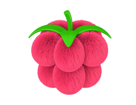 renkli peluş ahududu 