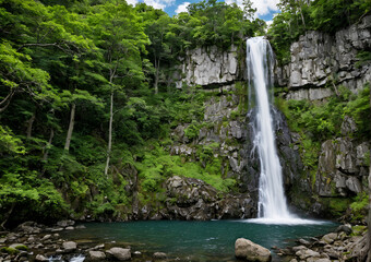 waterfall in the forest