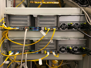 Fiber-optic data transmission systems, Telecommunication equipment, Data center, the telecom operator