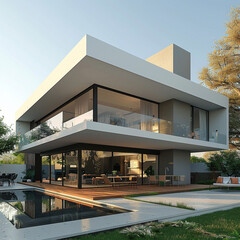 modern apartment building