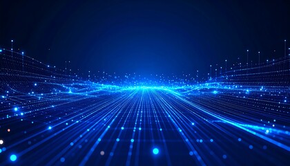 Abstract digital pathway technology illustration