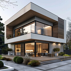 modern apartment building