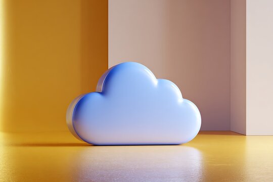 Simple 2D rendered icons representing cloud computing platforms
