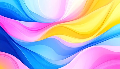 Fototapeta premium Abstract vibrant wavy design (2)