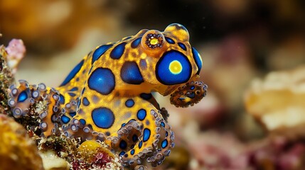 Blue ringed octopus facts and information about the deadly venomous octopus species and marine life habitat