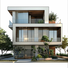 modern apartment building