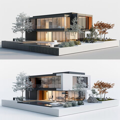 modern apartment building