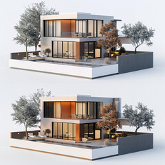 modern apartment building