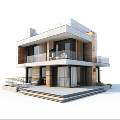 modern apartment building