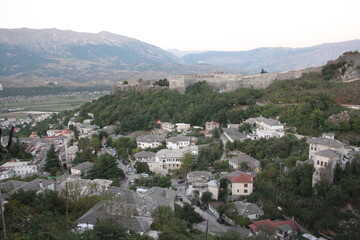 Fototapeta premium village in the mountains