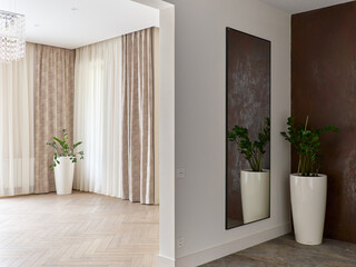 interior design. interior photography of an apartment for rent. One-room apartment with a simple and cozy design. High quality photo