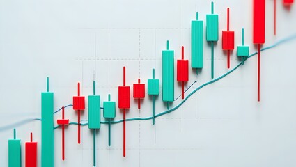 Understanding stock market trends candlestick charts for financial analysis data