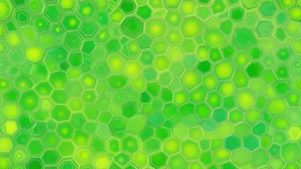 Abstract green mosaic pattern