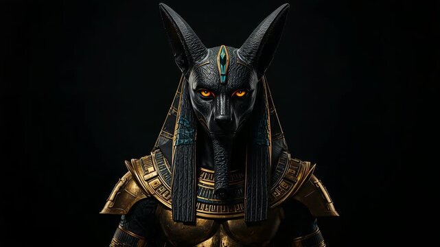Majestic Anubis Sculpture: Ancient Egyptian God of the Afterlife