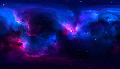 Fototapeta premium Abstract colorful nebula background
