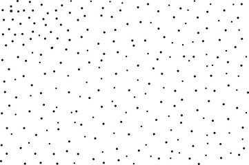 Black polka dot use for textile and design elements. Seamless polka dot pattern. Random black dots background. Transparent png Background, © Cartoon 3