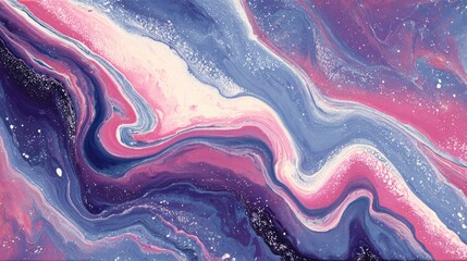 Abstract fluid art, swirling colors