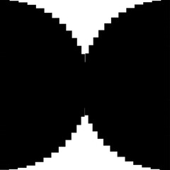 Fototapeta premium Square pixel geometric shapes. Design digital element