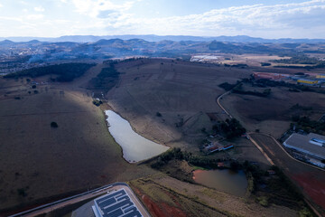 Aerial view of the city of Pouso Alegre, Minas Gerais