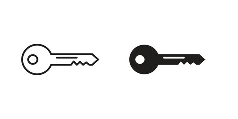 key icon elements. doodle graphics icons.