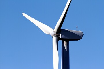 Aeolian generator field in Castilla La Mancha, Spain.