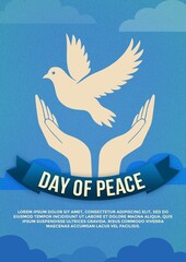 Obraz premium International day of peace post