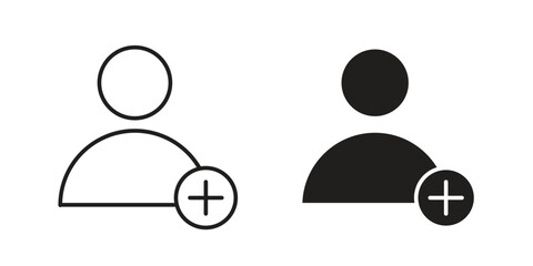 Add a new user icon elements. doodle graphics icons.