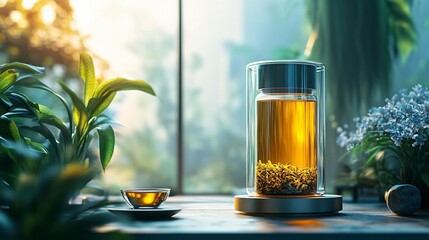 Brewing Tea: A Serene Moment