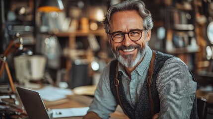 In the heart of a bustling corporate office, a dynamic team, their faces lit by the glow of laptop screens, collaborate intently on a complex project, their shared ambition fueling their collaborative