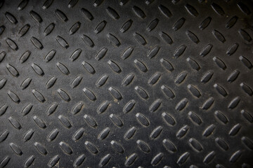 Dark Diamond Plate Texture Background
