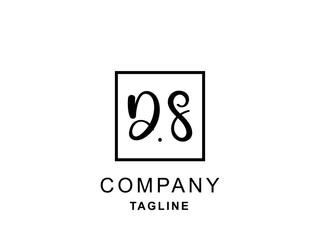 Creative DS logo design, Letter DS logo design vector template