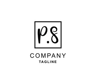 Creative PS logo design, Letter PS logo design vector template