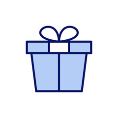 Gift icon vector. gift sign and symbol. birthday gift