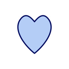 Love icon vector. Heart sign and symbol. Like icon vector.