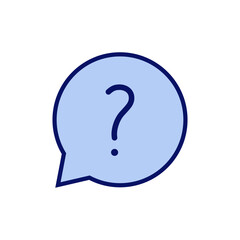 Question icon vector. question mark sign and symbol