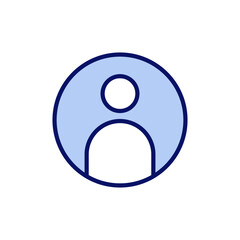 User icon vector. person sign and symbol. people icon.