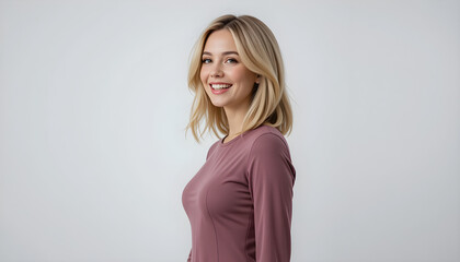 Fototapeta premium portrait of a woman ,portrait of a young woman