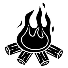 campfire bonfire icon