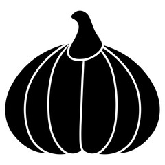 vector icon of a pumpkin