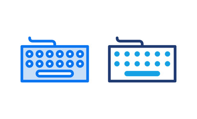 Keyboard icon vector illustration. keyboard sign and symbol