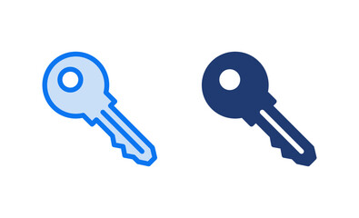 Key icon vector illustration. Key sign and symbol.