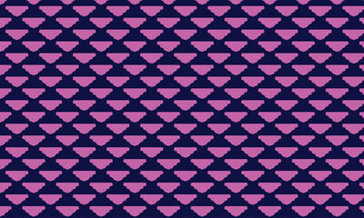 Obraz premium seamless repeating pattern of dark violet and vibrant pink semi-circular shapes, minimal, geometric, abstract, clean, digital art