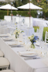 wedding reception table