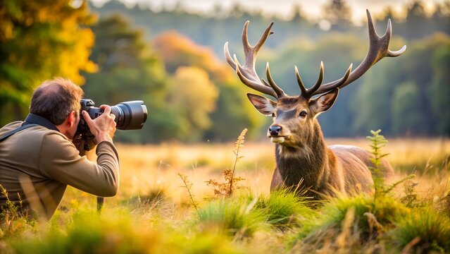 young woman with a deer animal deer vector art  - Powered by Adobe