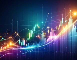 Generated image
経済を表したカラフルなチャートのイラスト