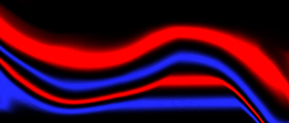 Dynamic blue and red waves create a modern abstract background for vibrant designs and creative projects